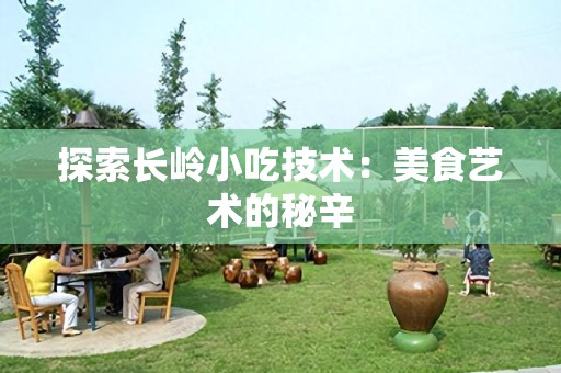 探索长岭小吃技术：美食艺术的秘辛