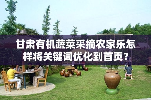 甘肃有机蔬菜采摘农家乐怎样将关键词优化到首页？