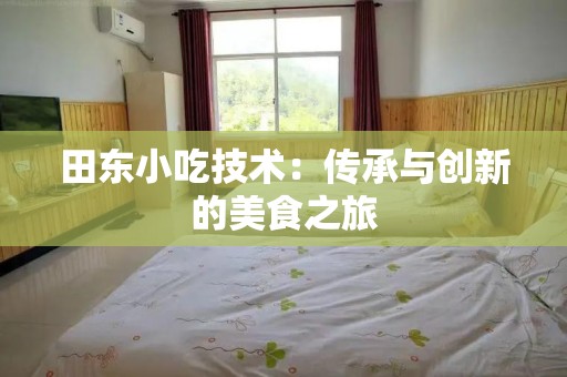 田东小吃技术：传承与创新的美食之旅