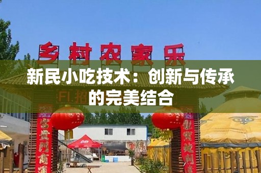 新民小吃技术：创新与传承的完美结合