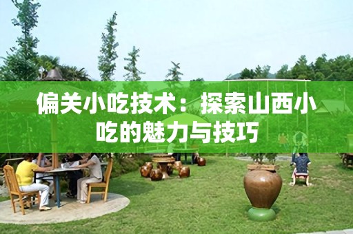 偏关小吃技术：探索山西小吃的魅力与技巧