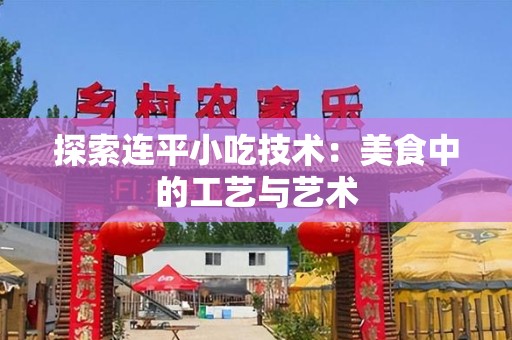 探索连平小吃技术：美食中的工艺与艺术