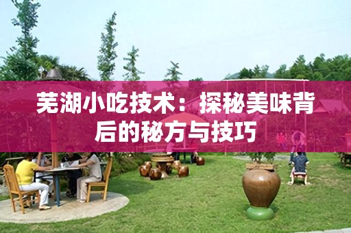 芜湖小吃技术：探秘美味背后的秘方与技巧