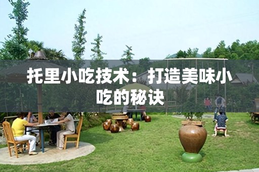 托里小吃技术：打造美味小吃的秘诀