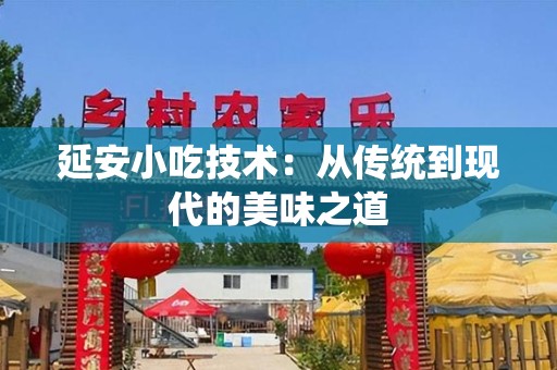延安小吃技术：从传统到现代的美味之道