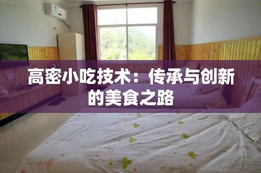 高密小吃技术：传承与创新的美食之路