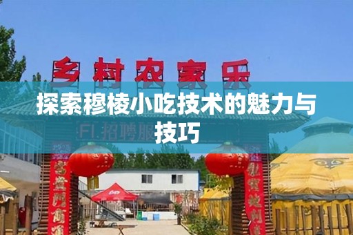 探索穆棱小吃技术的魅力与技巧