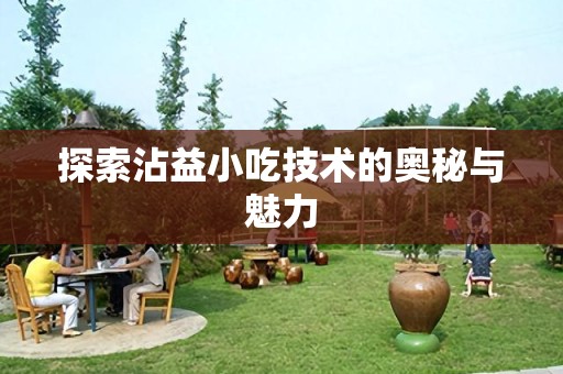 探索沾益小吃技术的奥秘与魅力