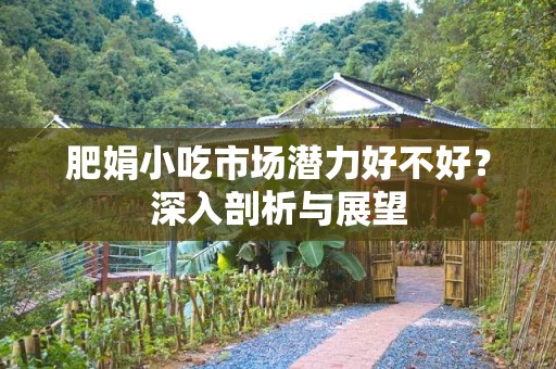 肥娟小吃市场潜力好不好？深入剖析与展望