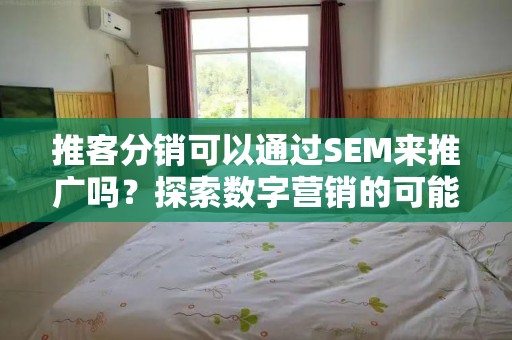 推客分销可以通过SEM来推广吗？探索数字营销的可能性