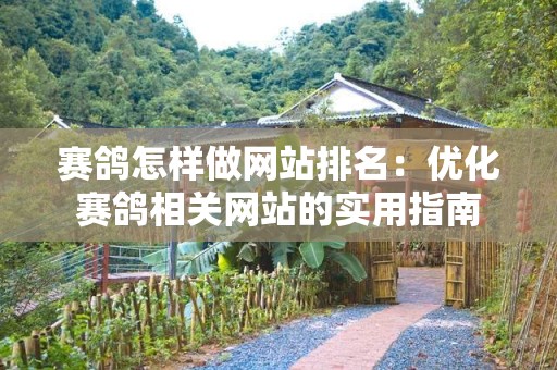 赛鸽怎样做网站排名：优化赛鸽相关网站的实用指南