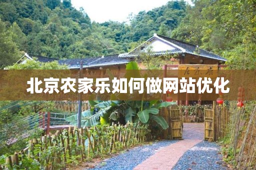 北京农家乐如何做网站优化