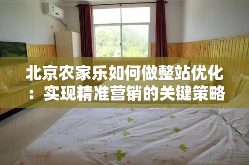 北京农家乐如何做整站优化：实现精准营销的关键策略